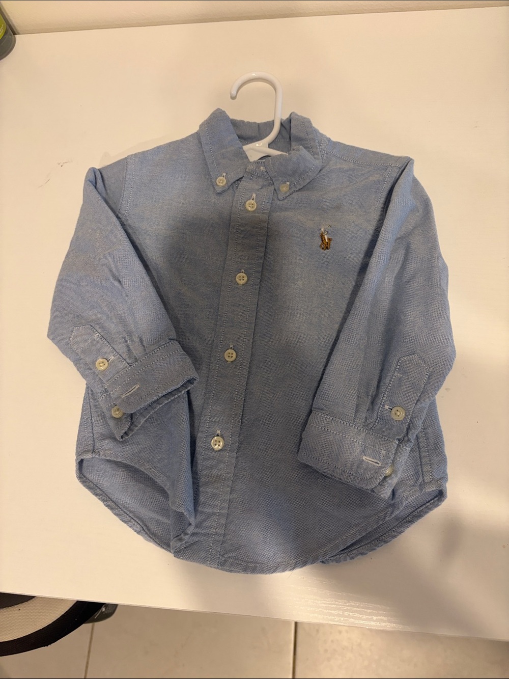Ralph Lauren Baby Blue Oxford Button-Down Shirt